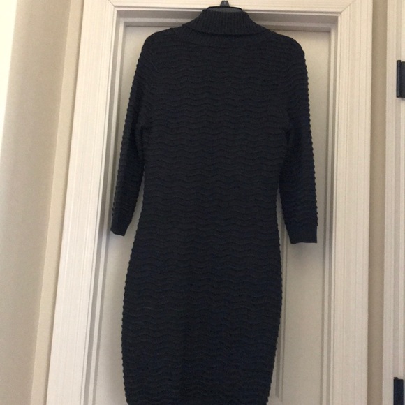 ! Beautiful Charcoal CK Sweater Dress! - Picture 5 of 5